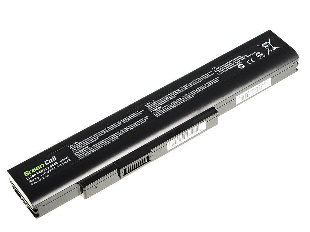 Green Cell Laptop Battery for MSI A6400 CR640 CX640 MS-16Y1 цена и информация | Sülearvuti akud | kaup24.ee