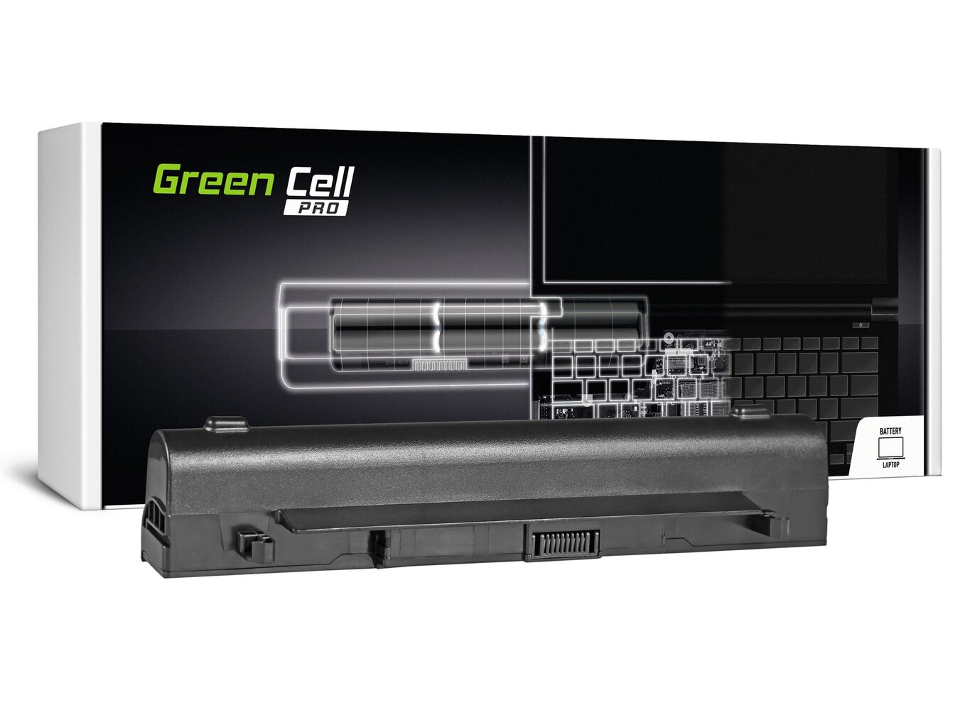 Green Cell PRO Laptop Battery A41-X550A for Asus A450 A550 R510 R510CA X550 X550CA X550CC X550VC 14.8V 5200mAh hind ja info | Sülearvuti akud | kaup24.ee
