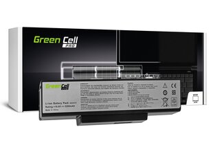 Green Cell PRO Laptop Battery for Asus N71 K72 K72J K72F K73SV N71 N73 N73S N73SV X73S hind ja info | Sülearvuti akud | kaup24.ee