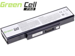 Green Cell PRO Laptop Battery for Asus N71 K72 K72J K72F K73SV N71 N73 N73S N73SV X73S цена и информация | Аккумуляторы для ноутбуков | kaup24.ee