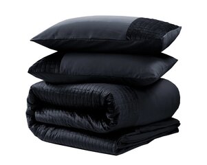 Voodipesukomplekt Velvet Band 200 x 220 cm must, Sleeptime цена и информация | Постельное белье | kaup24.ee