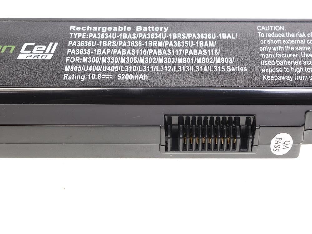 Green Cell PRO Laptop Battery for Toshiba Satellite C650 C650D C660 C660D L650D L655 L750 цена и информация | Sülearvuti akud | kaup24.ee