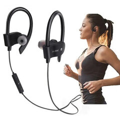 BestSin Sports Headset Wh-006 Juhtmeta spordikõrvaklapid, must hind ja info | Kõrvaklapid | kaup24.ee