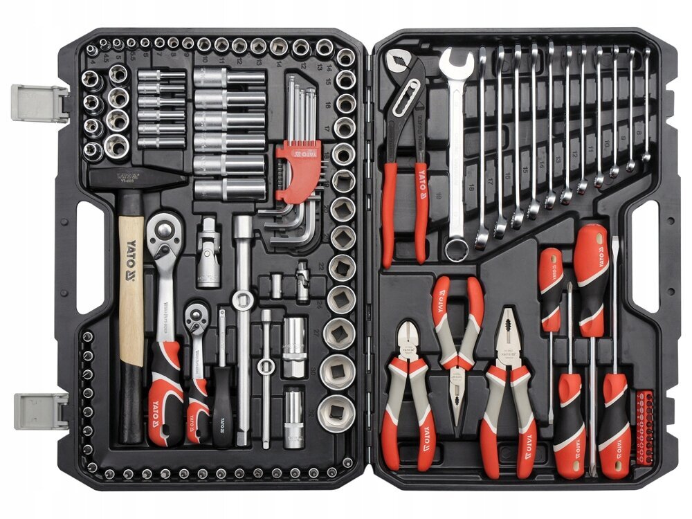 Tööriistakomplekt Yato 122 tk hind ja info | Käsitööriistad | kaup24.ee