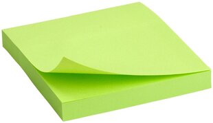 Клейкие листы для записей AXENT Delta, 75х75мм, 100 листов, ярко-зеленые сп. цена и информация | Тетради и бумажные товары | kaup24.ee