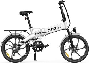 Elektrijalgratas PVY Z20 Pro, valge, 500W, 10,4Ah hind ja info | Elektrirattad | kaup24.ee