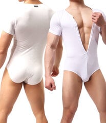 Сексуальный мужской комбинезон, белый цена и информация | Сексуальное бельё для мужчин | kaup24.ee