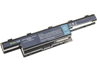 Sülearvuti aku Green Cell Laptop Battery for Acer Aspire 5733 5741 5742 5742G 5750G E1-571 TravelMate 5740 5742 6600mAh цена и информация | Аккумуляторы для ноутбуков | kaup24.ee