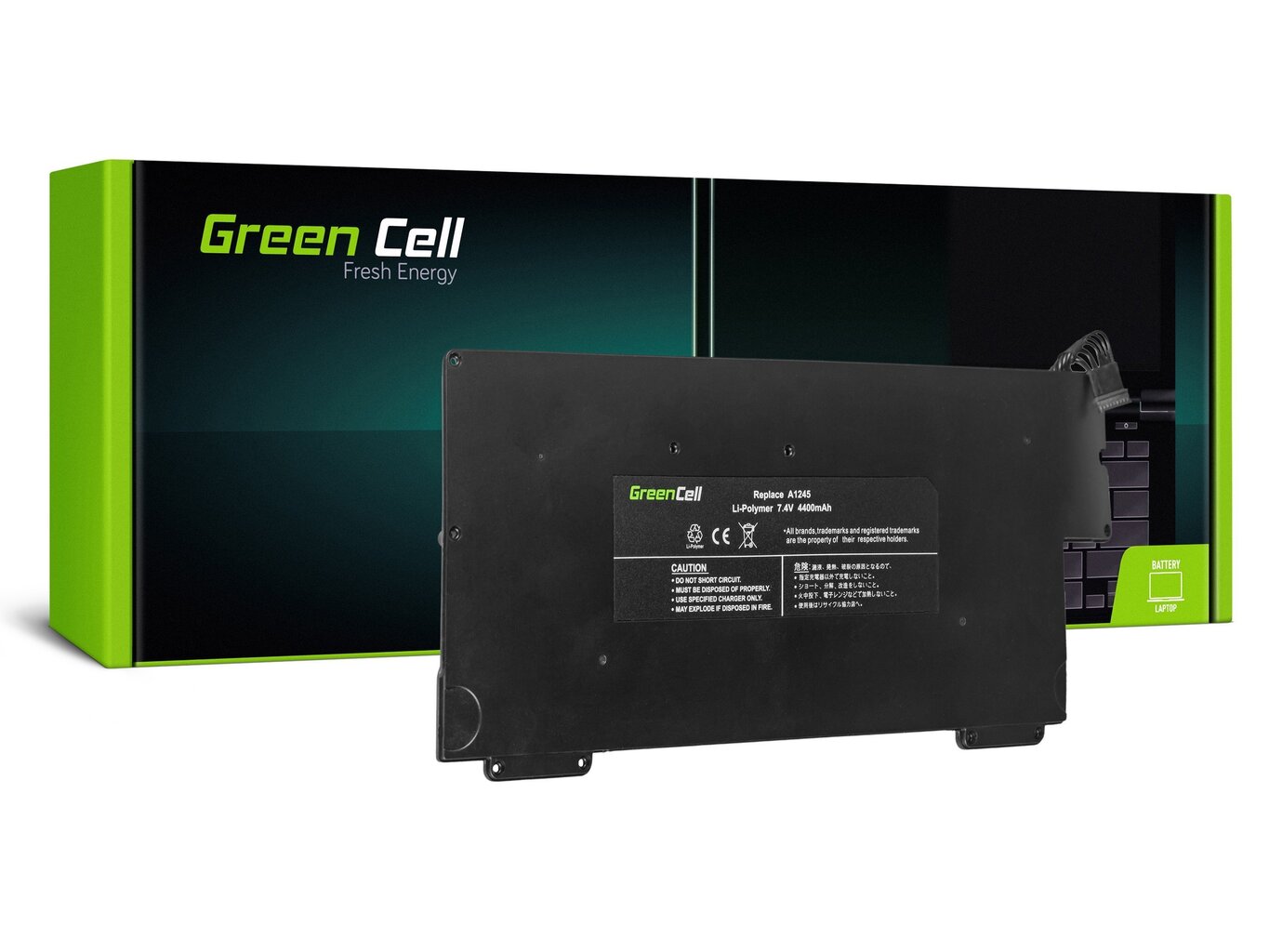 Sülearvuti aku Green Cell Laptop Battery for Apple MacBook Air 13 A1237 A1304 2008-2009 hind ja info | Sülearvuti akud | kaup24.ee