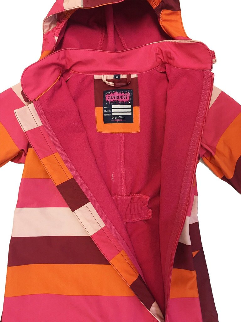 Nickel laste softshell kombinesoon 37146*01, fuksia/oranž 4058627097992 hind ja info | Tüdrukute joped ja mantlid | kaup24.ee