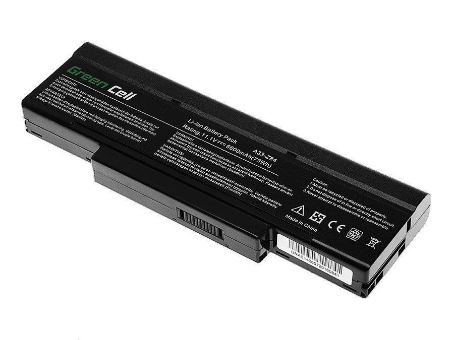 Sülearvuti aku Green Cell Laptop Battery for Asus A9 S9 S96 Z62 Z9 Z94 Z96 PC CLUB EnPower ENP 630 COMPAL FL90 COMPAL FL92 hind ja info | Sülearvuti akud | kaup24.ee