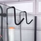 Rippuv vannitoariiul, must hind ja info | Vannitoa komplektid | kaup24.ee