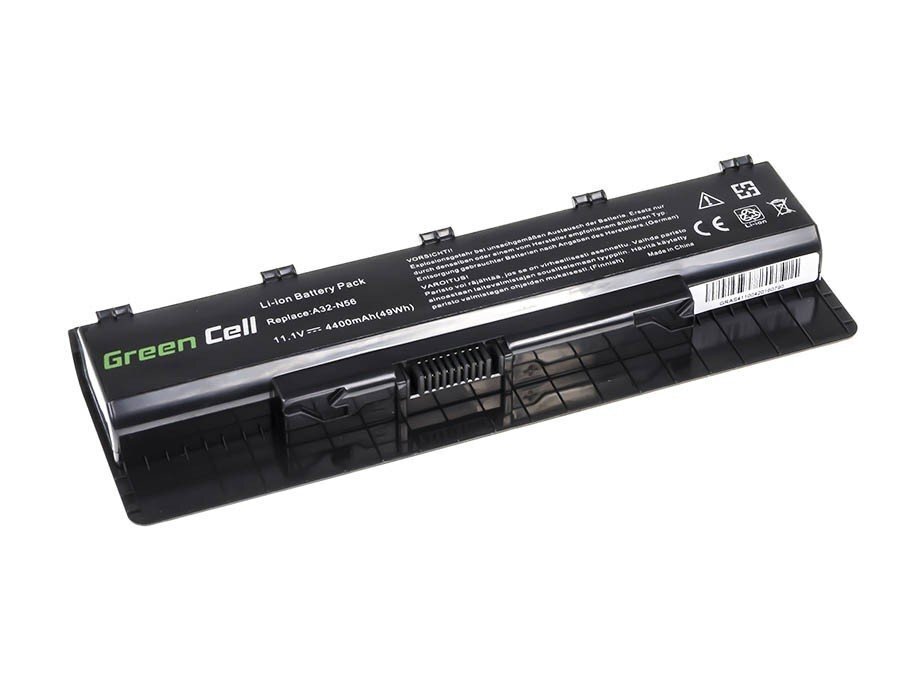 Sülearvuti aku Green Cell Laptop Battery for Asus G56 N46 N56 N56DP N56V N56VM N56VZ N76 цена и информация | Sülearvuti akud | kaup24.ee