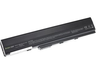 Sülearvuti aku Green Cell Laptop Battery for Asus K52 K52J K52F K52JC K52JR K52N X52 X52J A52 A52F hind ja info | Sülearvuti akud | kaup24.ee