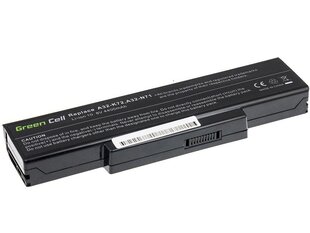 Sülearvuti aku Green Cell Laptop Battery for Asus N71 K72 K72J K72F K73SV N71 N73 N73S N73SV X73S hind ja info | Sülearvuti akud | kaup24.ee