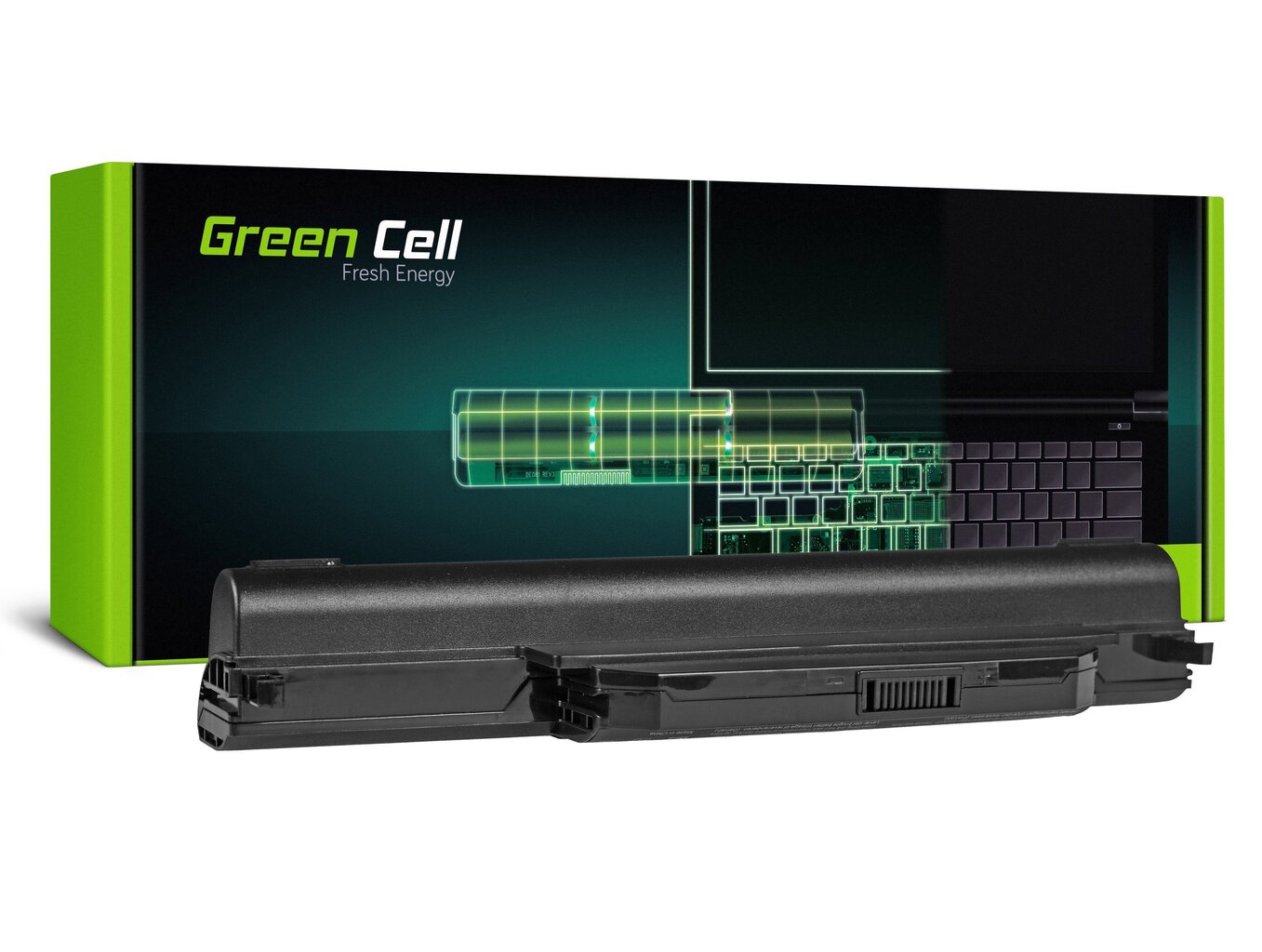 Sülearvuti aku Green Cell Laptop Battery for Asus R400 R500 R500V R500V R700 K55 K55A K55VD K55VJ K55VM hind ja info | Sülearvuti akud | kaup24.ee