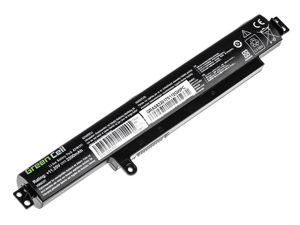 Sülearvuti aku Green Cell Laptop Battery for Asus VivoBook F102B F102BA X102B X102BA hind ja info | Sülearvuti akud | kaup24.ee