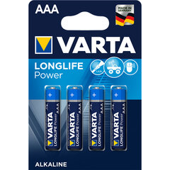 Батарейки Varta Longlife Power AAA цена и информация | Батарейки | kaup24.ee