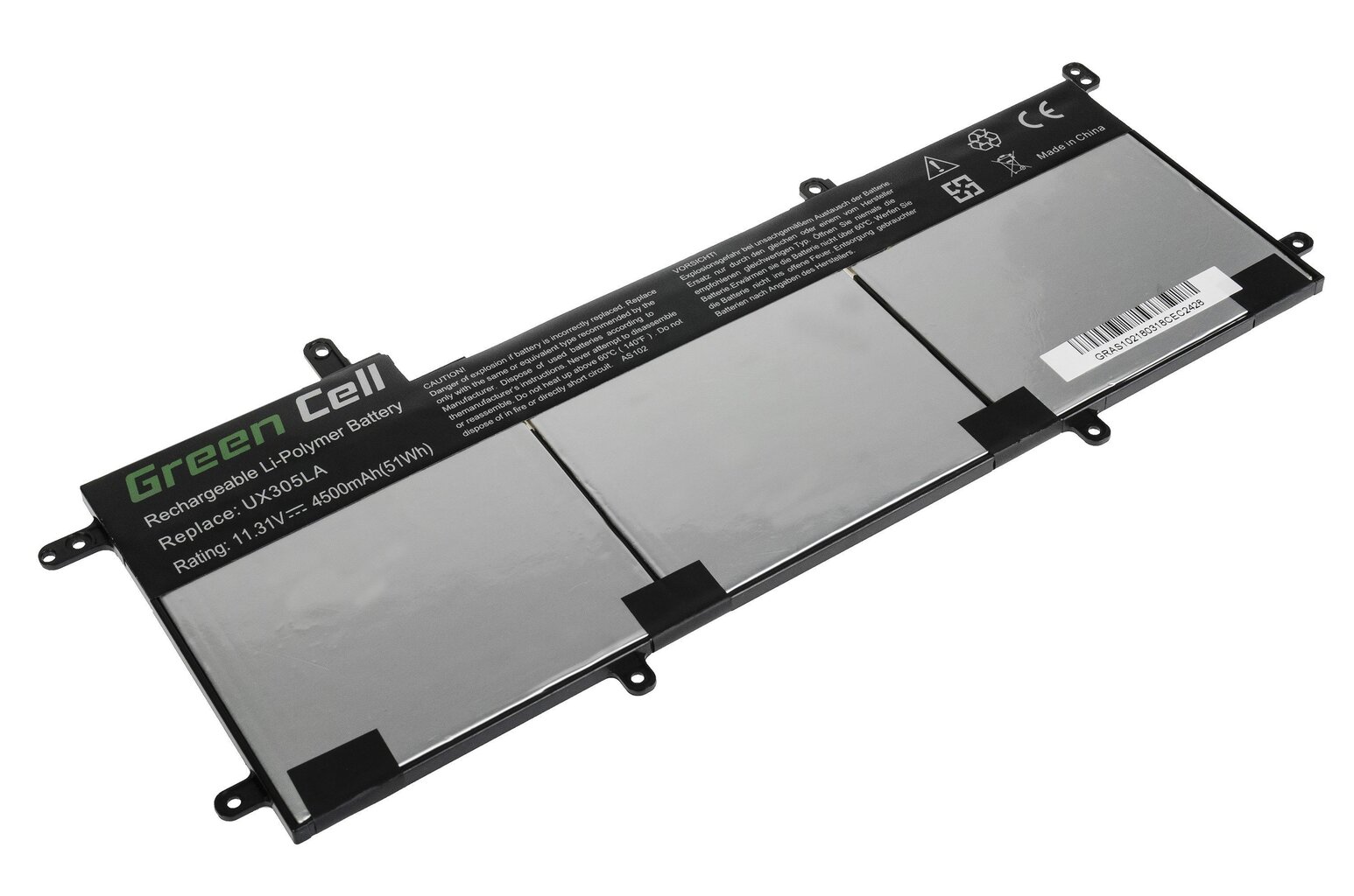 Sülearvuti aku Green Cell Laptop Battery for Asus Zenbook UX305L UX305LA UX305U UX305UA цена и информация | Sülearvuti akud | kaup24.ee