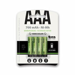 TM Electron R03 700 mAh patareid, 4 tk цена и информация | Батарейки | kaup24.ee