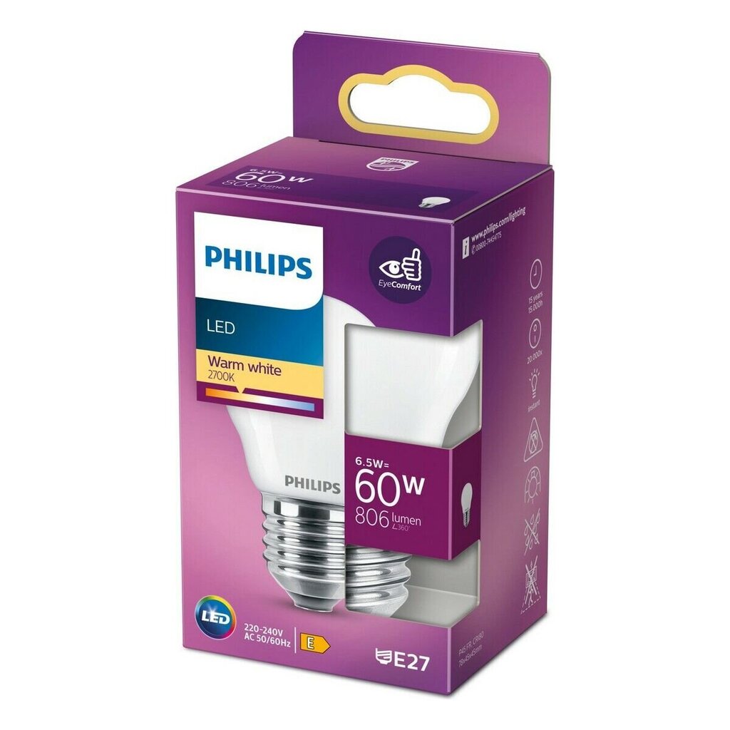 Lambipirn LED Philips, E27, 1 tk hind ja info | Lambipirnid, lambid | kaup24.ee