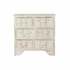 Тумба с ящиками DKD Home Decor MDF Белый (76 x 35 x 74 cm) цена и информация | Комоды | kaup24.ee