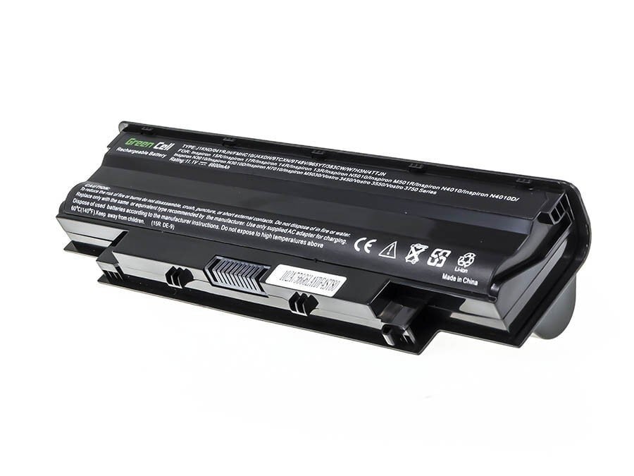 Sülearvuti aku Green Cell Laptop Battery for Dell Inspiron 15 N5010 15R N5010 N5010 N5110 14R N5110 3550 Vostro 3550 цена и информация | Sülearvuti akud | kaup24.ee