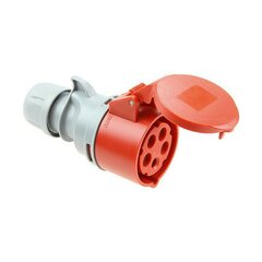 Plug-in base Solera 903152a CETAC С крышкой Красный IP44 16 A 400 V Воздушный цена и информация | Выключатели, розетки | kaup24.ee