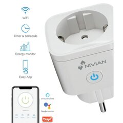 Умная розетка Nivian 4XNVS-SOCKETF-W2 цена и информация | Выключатели, розетки | kaup24.ee