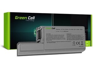Sülearvuti aku Green Cell Laptop Battery for Dell Latitude D531 D531N D820 D830 PP04X Precision M65 M4300 hind ja info | Sülearvuti akud | kaup24.ee