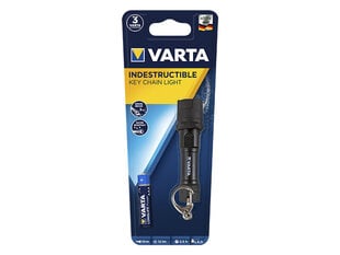 Брелок-светодиодный фонарик Varta Indestructible 12 Lm цена и информация | Фонарики, прожекторы | kaup24.ee