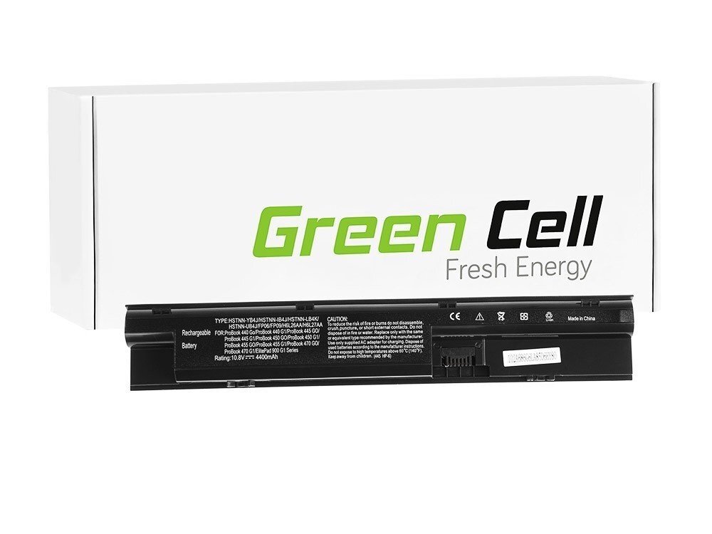Sülearvuti aku Green Cell Laptop Battery for HP ProBook 440 445 450 470 G0 G1 470 G2 цена и информация | Sülearvuti akud | kaup24.ee