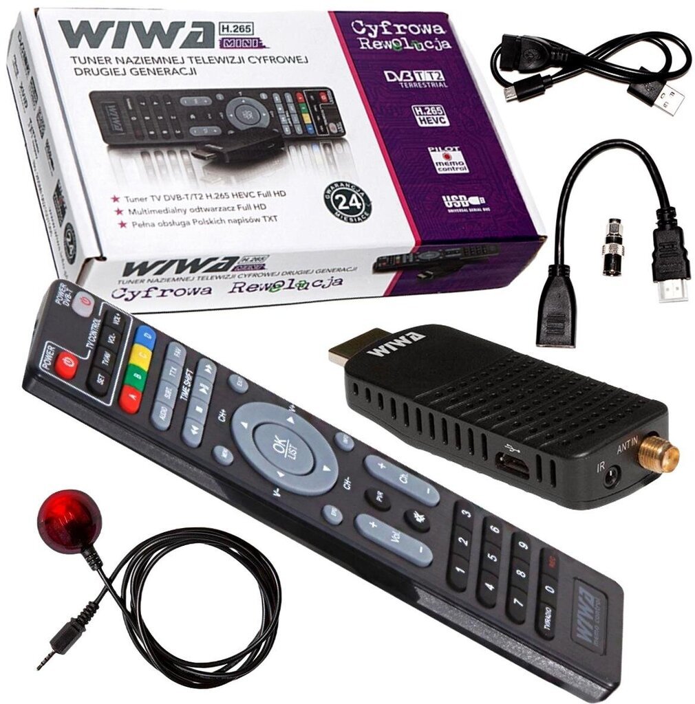 Wiwa H.265 MINI DVB-T/T2 цена и информация | TV antennid | kaup24.ee