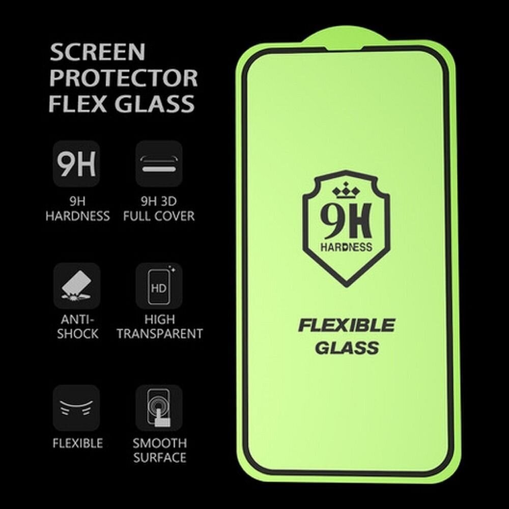 Bestsuit elastne hübriidklaasstev 5D, Huawei P20 Lite, must hind ja info | Ekraani kaitsekiled | kaup24.ee