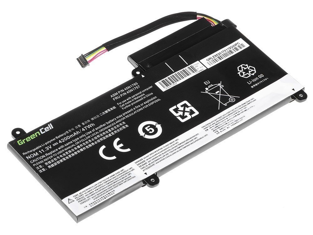 Sülearvuti aku Green Cell Laptop Battery for Lenovo ThinkPad E450 E450c E455 E460 E465 hind ja info | Sülearvuti akud | kaup24.ee