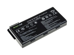 Sülearvuti aku Green Cell Laptop Battery for MSI A6000 CR500 CR600 CR700 CX500 CX600 цена и информация | Аккумуляторы для ноутбуков | kaup24.ee