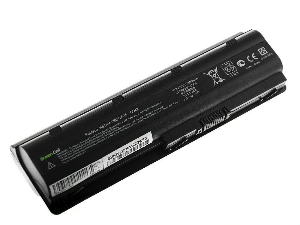 Sülearvuti aku Green Cell Laptop Battery for MU06 HP 635 650 655 2000 Pavilion G6 G7 Compaq 635 650 Compaq Presario CQ62 цена и информация | Sülearvuti akud | kaup24.ee