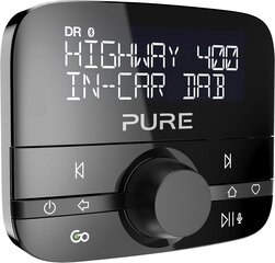 Автомобильное радио Pure Highway 400, FM-адаптер, DAB+/DAB с Bluetooth, чёрный цена и информация | Автомагнитолы, мультимедиа | kaup24.ee