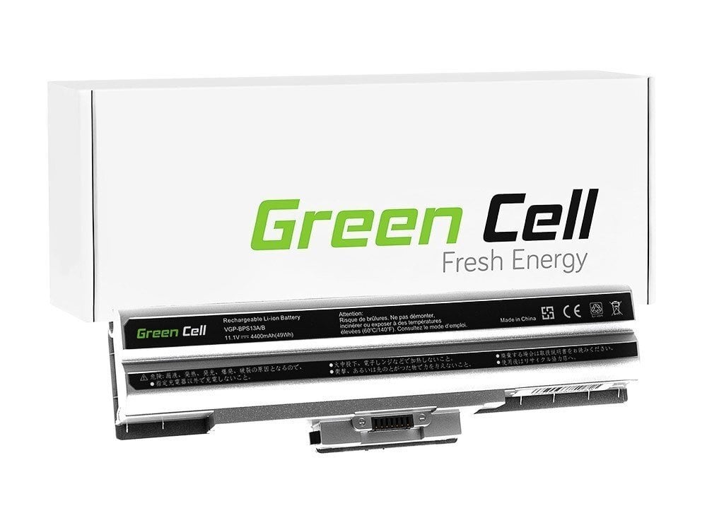 Sülearvuti aku Green Cell Laptop Battery for Sony VAIO VGN-FW PCG-31311M VGN-FW21E hind ja info | Sülearvuti akud | kaup24.ee
