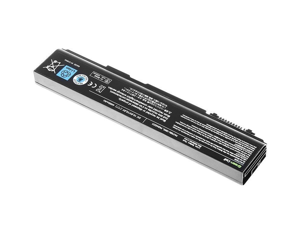 Sülearvuti aku Green Cell Laptop Battery for Toshiba DynaBook Satellite L35 L40 L45 K40 B550 Tecra M11 A11 S11 S500 hind ja info | Sülearvuti akud | kaup24.ee