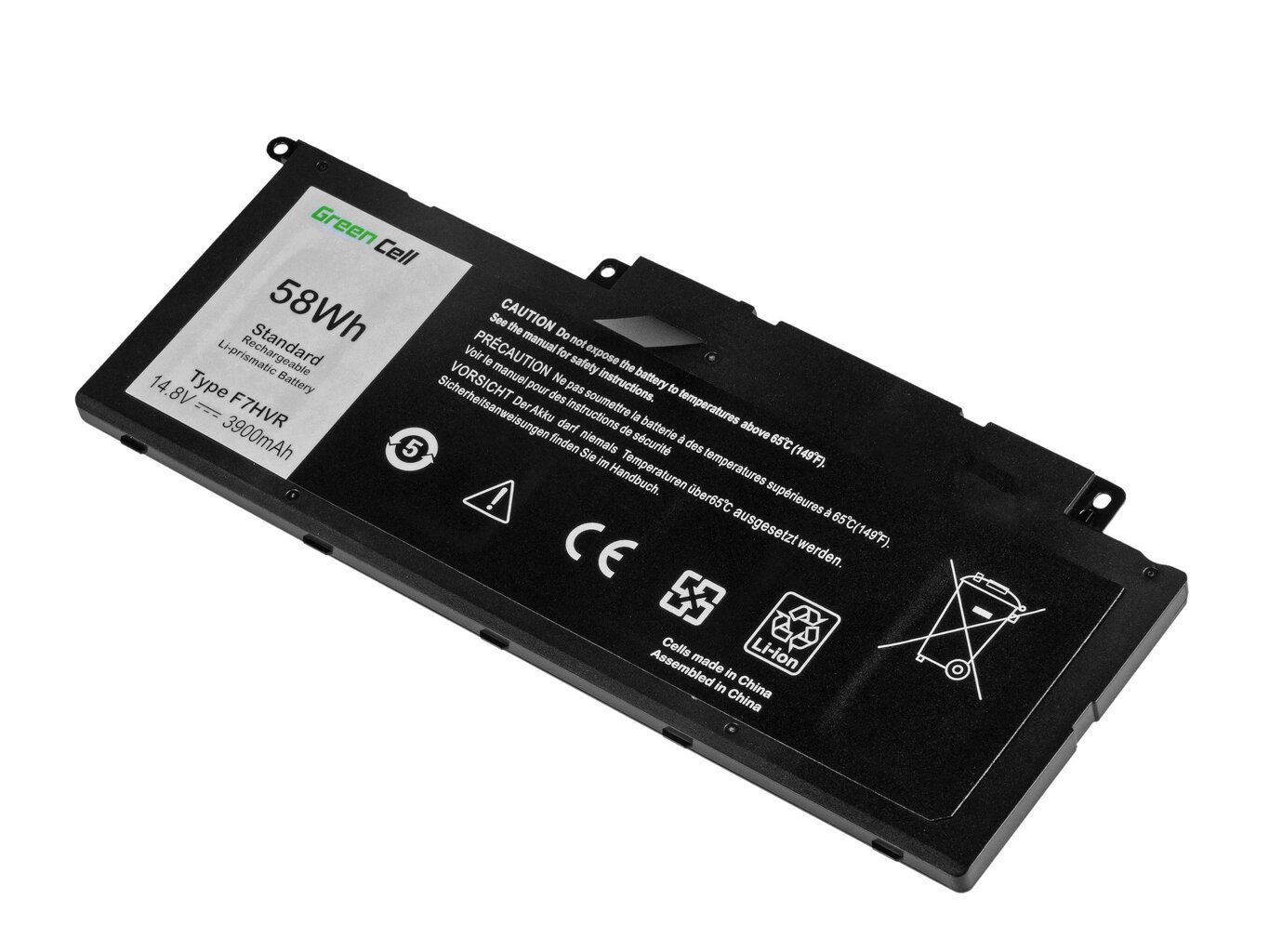 Green Cell Laptop Battery for Dell Inspiron 15 7537 17 7737 7746, Dell Vostro 14 5459 цена и информация | Sülearvuti akud | kaup24.ee