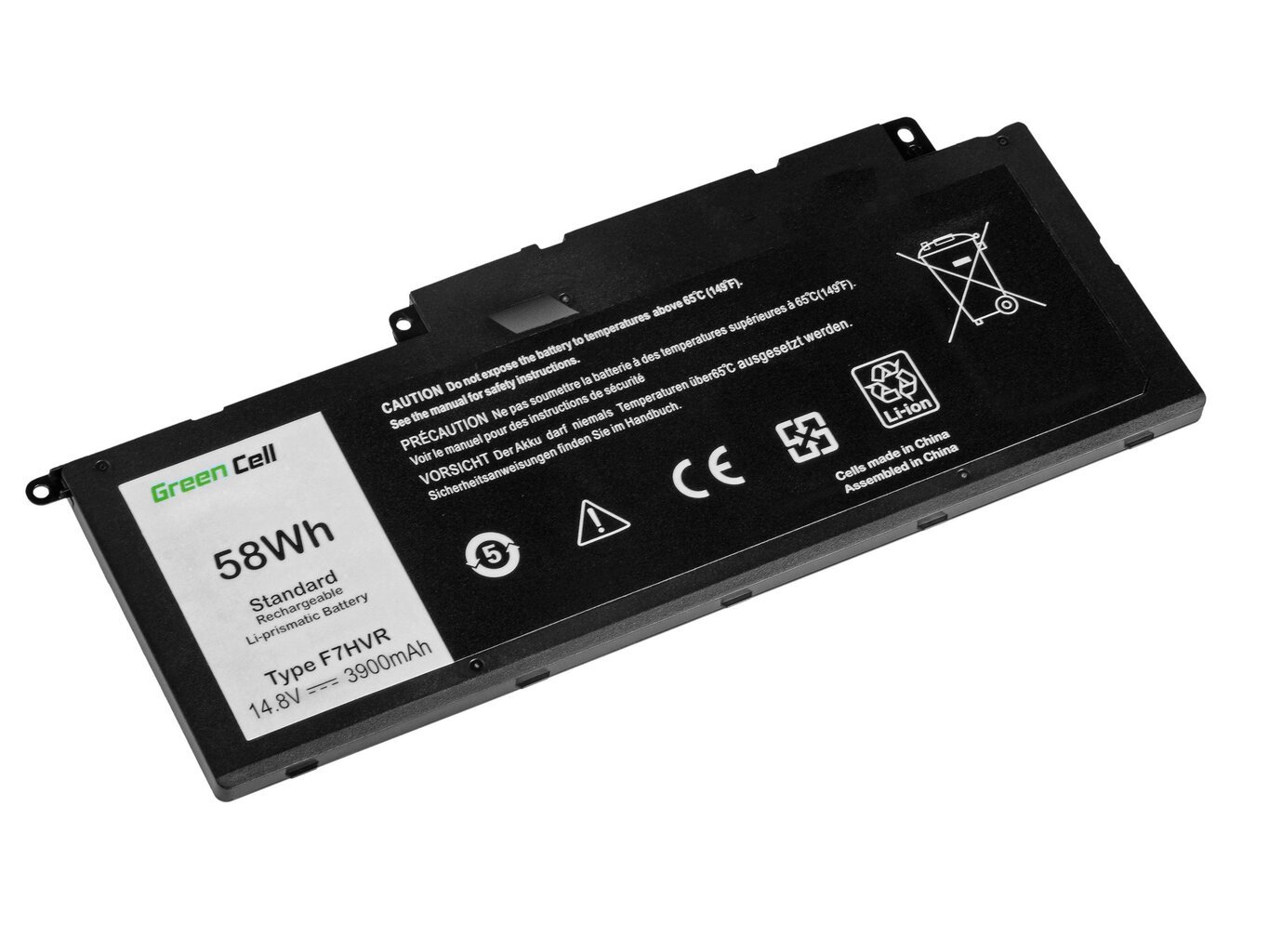 Green Cell Laptop Battery for Dell Inspiron 15 7537 17 7737 7746, Dell Vostro 14 5459 цена и информация | Sülearvuti akud | kaup24.ee