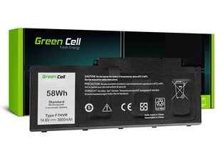 Sülearvuti aku Green Cell Laptop Battery for Dell Inspiron 15 7537 17 7737 7746, Dell Vostro 14 5459 hind ja info | Sülearvuti akud | kaup24.ee