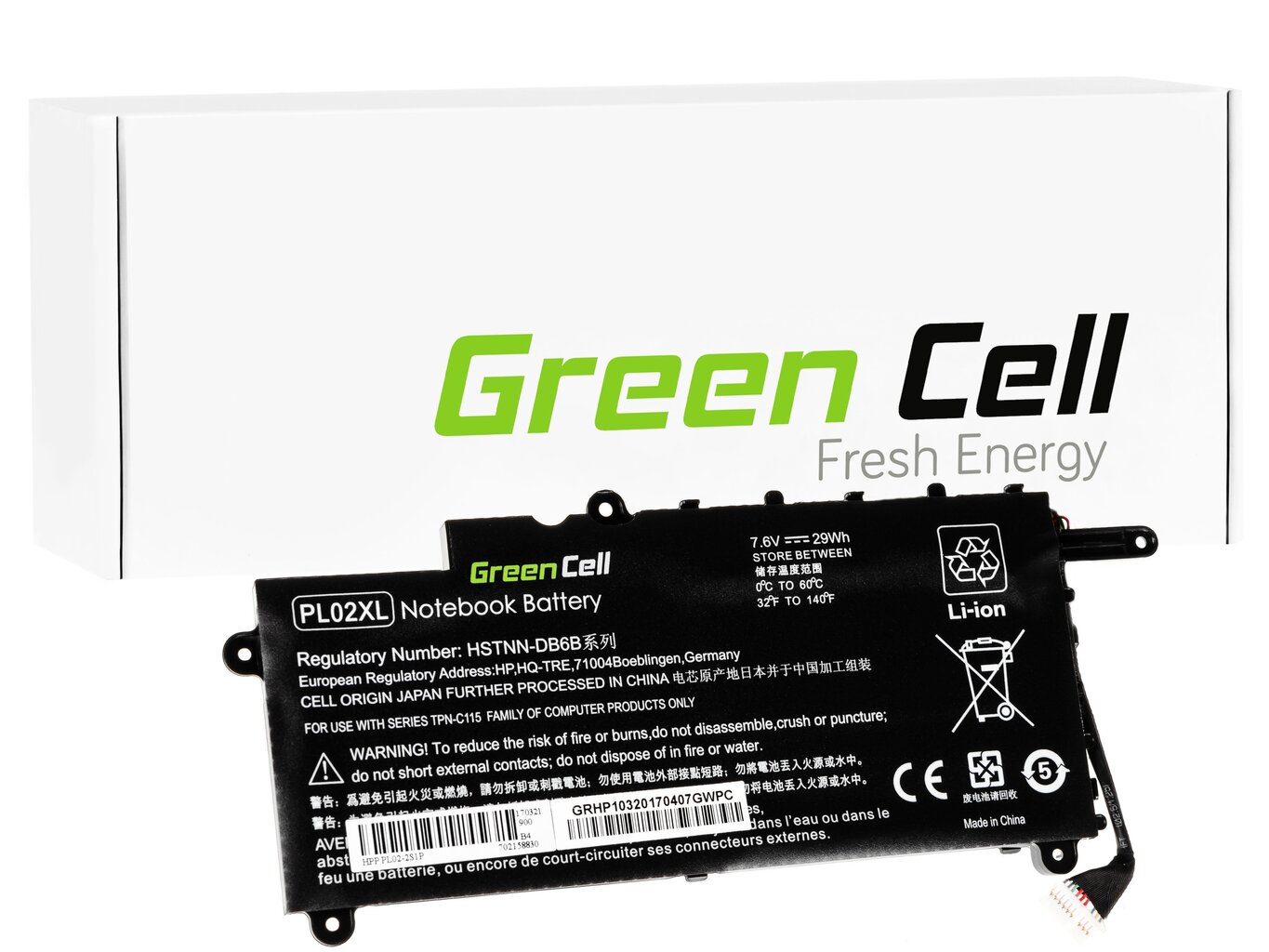 Sülearvuti aku Green Cell Laptop Battery for HP Pavilion x360 11-N i HP x360 310 G1 цена и информация | Sülearvuti akud | kaup24.ee