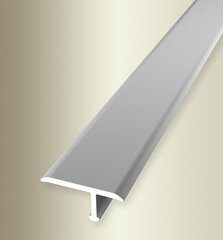Алюминиевый профиль для соединения покрытий EB 291 F4 Kuberit, 270 cм, серебристого цвета цена и информация | Профили соединения | kaup24.ee