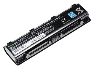 Sülearvuti aku Green Cell Laptop Battery for Toshiba Satellite C50 C50D C55 C55D C70 C75 L70 S70 S75 цена и информация | Аккумуляторы для ноутбуков | kaup24.ee