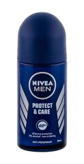 Nivea Men Protect & Care 48h антипреспирант для мужчин 50 мл цена и информация | Дезодоранты | kaup24.ee