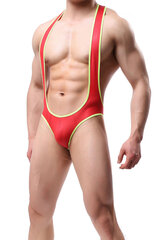 Сексуальный мужской купальник, красный цена и информация | Сексуальное бельё для мужчин | kaup24.ee