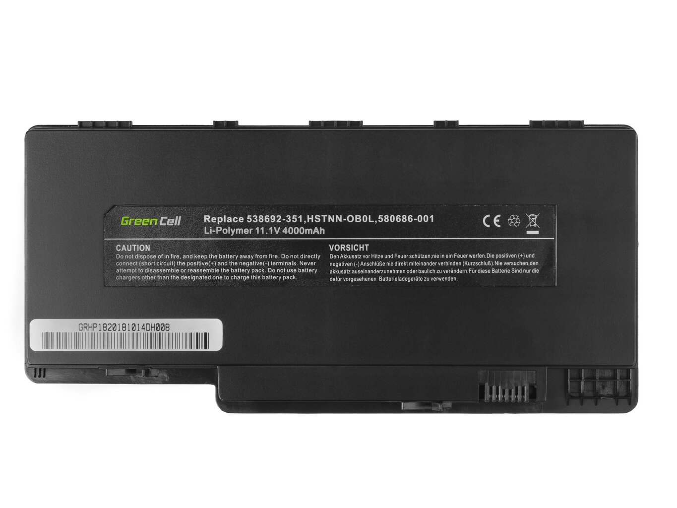 Green Cell Laptop Battery HP Pavilion DM3 DM3Z DM3T DV4-3000 hind ja info | Sülearvuti akud | kaup24.ee