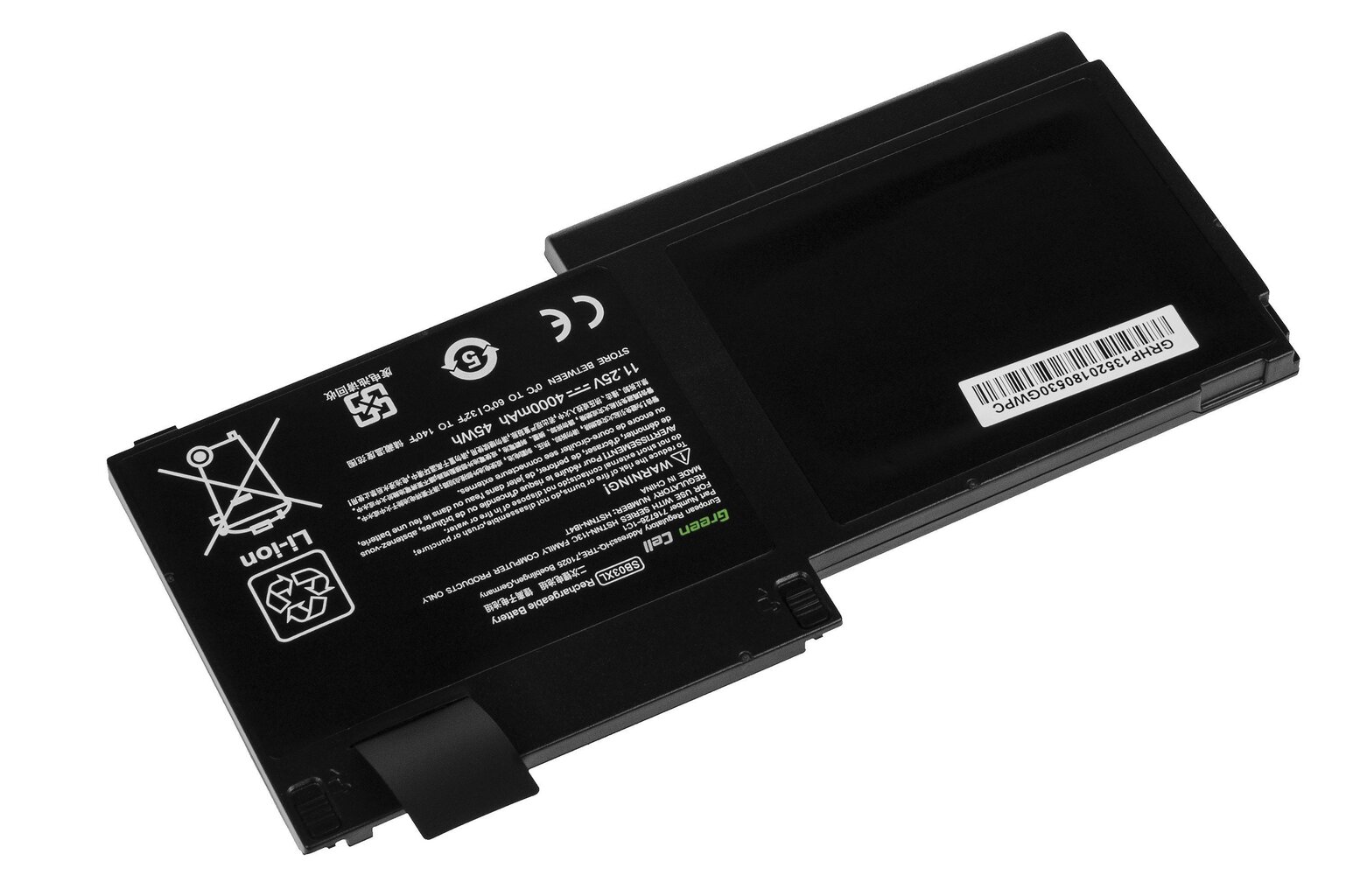 Green Cell Laptop Battery SB03XL HP EliteBook 720 G1 G2 820 G1 G2 hind ja info | Sülearvuti akud | kaup24.ee